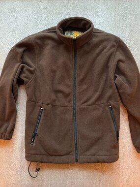 Pulse Brown Fleece Zip-Up